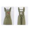 Princess Style Kitchen Apron Cartoon Florist Shop Work Clothes Restaurant Uniform  for Women