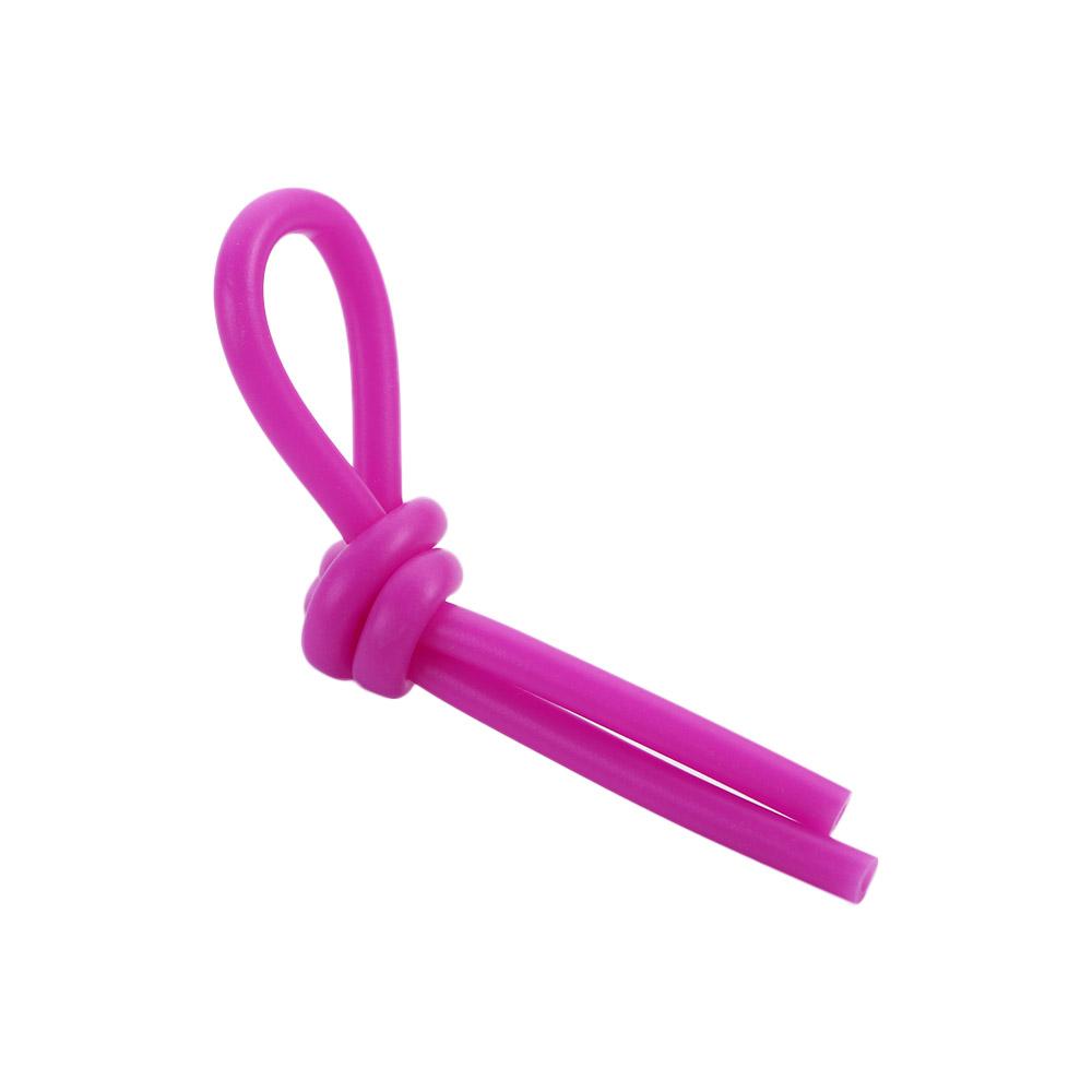 Gift Anti-vibration Silicone Tennis Vibration Dampeners Tennis Shock Absorber Knot Shape Dampener Tennis Racquet Dampener фиолетовый