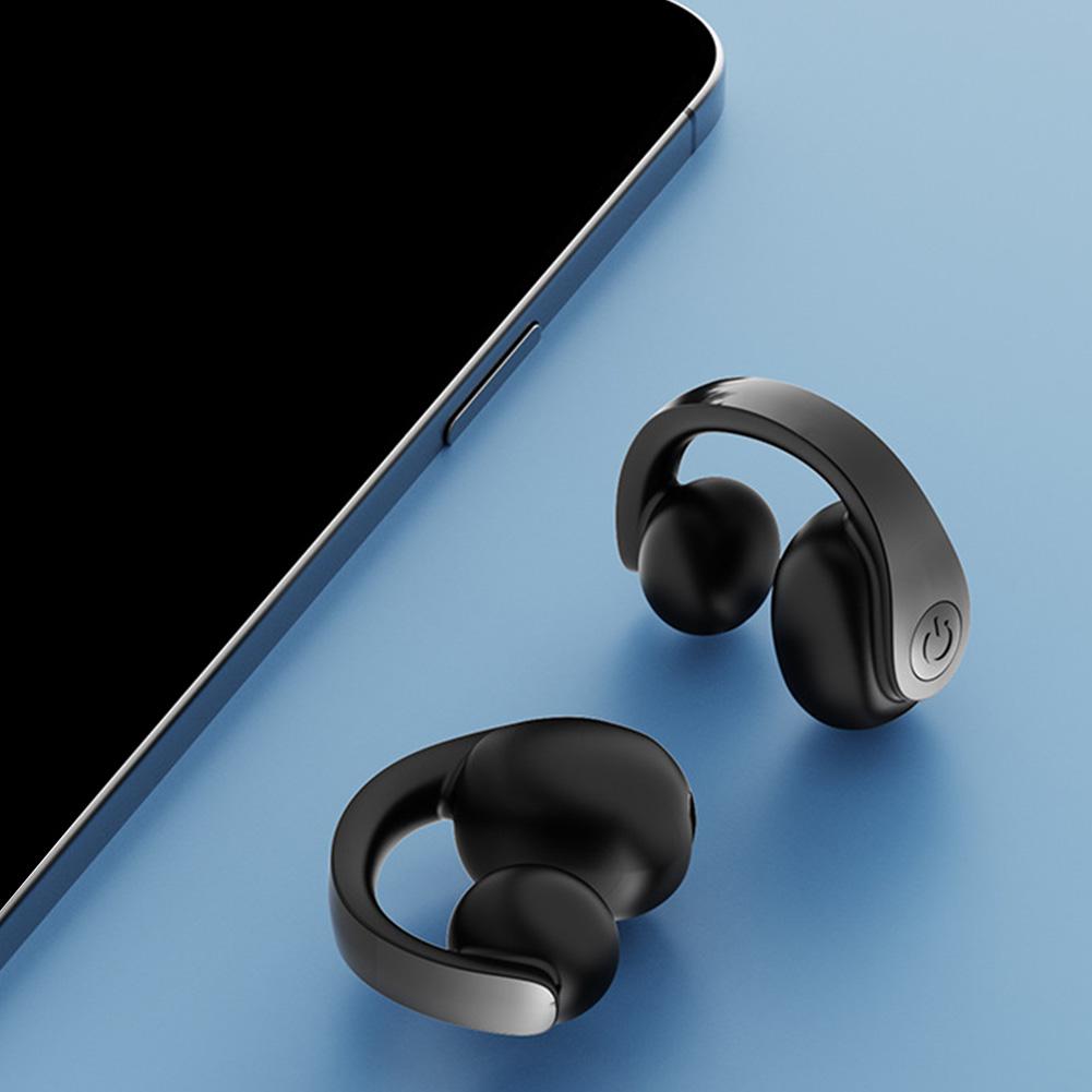 Wireless Ear Clip On Earphone Bluetooth-Compatible 5.4 Noise Canceling Sports Earphones Waterproof Clip On Headphone for Running