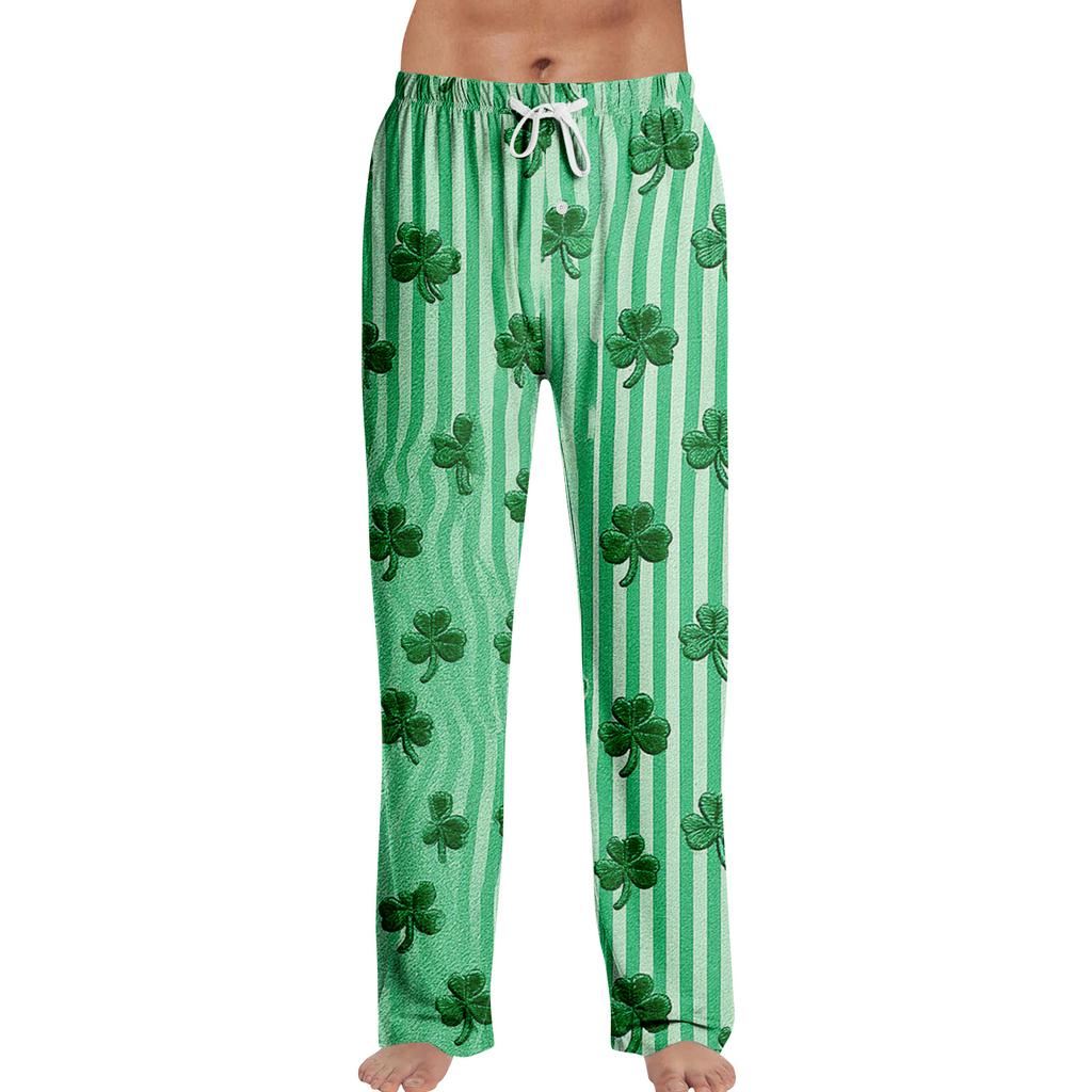 Men's St. Patrick's Day Print Home Sleep Pants