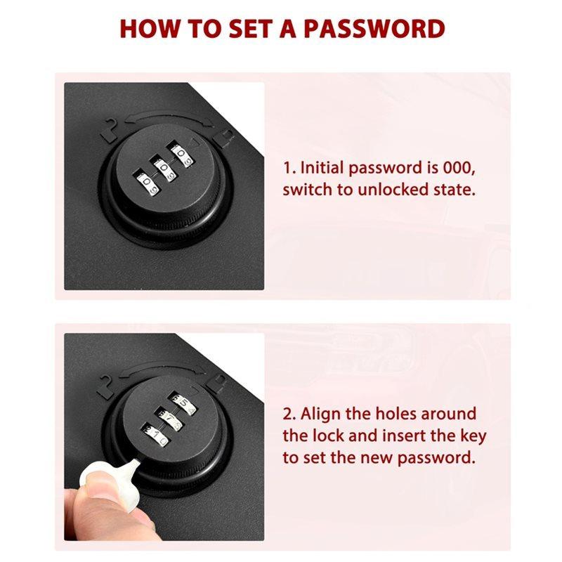 Bed Security Lockbox Cover With Code Lock For Ford Maverick -2025 Car Accessories