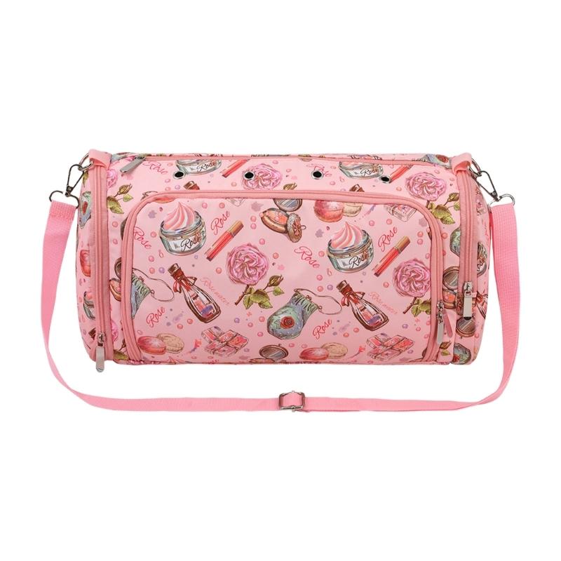 Crochet Bag Knitting Bag Crochet Craft Project Bag Travel Yarn Organizers Bag for Crocheting Pattern Yarn Hook Needle