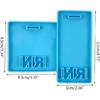 LPN Resin Mold for Keychain Badge Reel RN Nurse Name Tag Silicone Epoxy Mould Vertical Buddies Mold, 20211007052