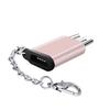 Universal OTG Adapter Type-c To Micro Adapter V8 Aluminum Alloy for Android with Keychain