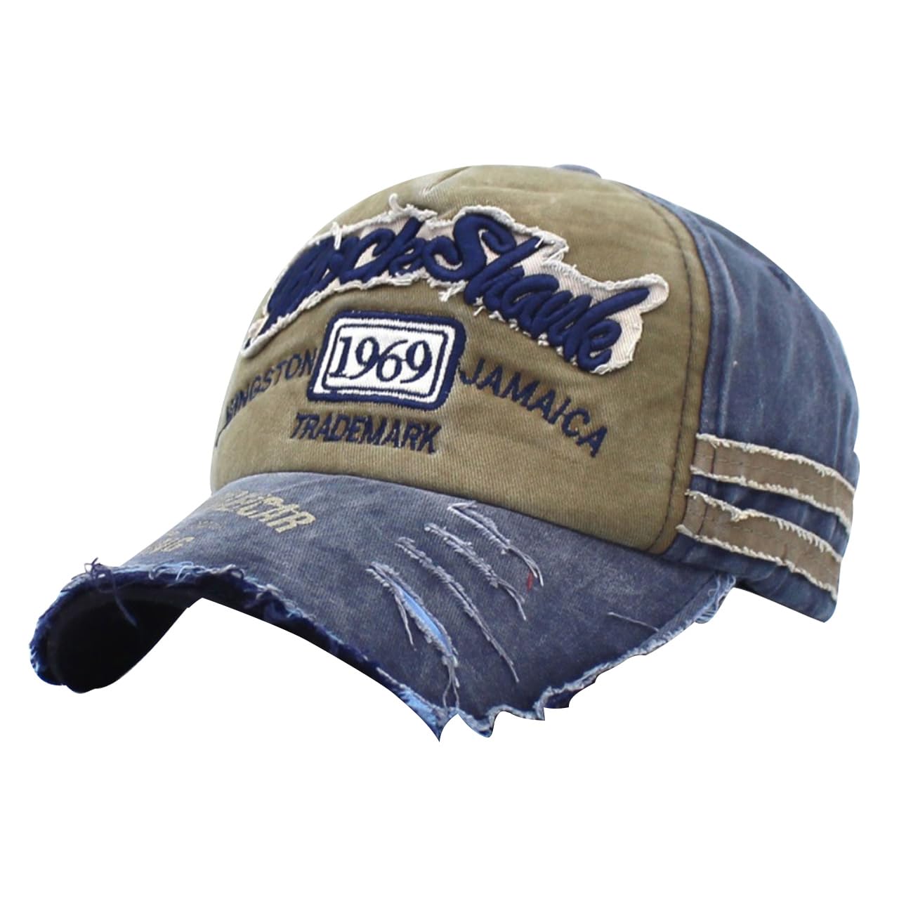 

Baseball English CA966 [White Fang] Hat, Cap, Letters, Brim, Stylish, Fashionable, Cool, Men s, Women s, (Brown)