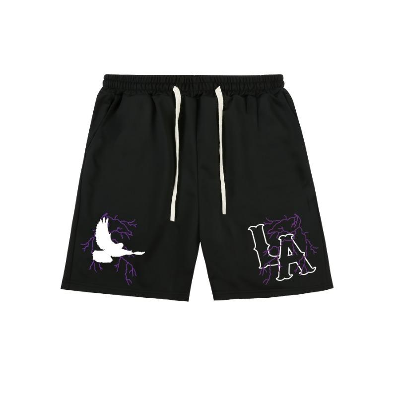 New Men s Fashion Personalized Printed Shorts Sweatpants Casual Loose Sweatpants M