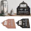 Eid Ramadan Mubarak Advent Calendar 2014  Wooden Ramadan Countdown Calendar Decoration for Home R