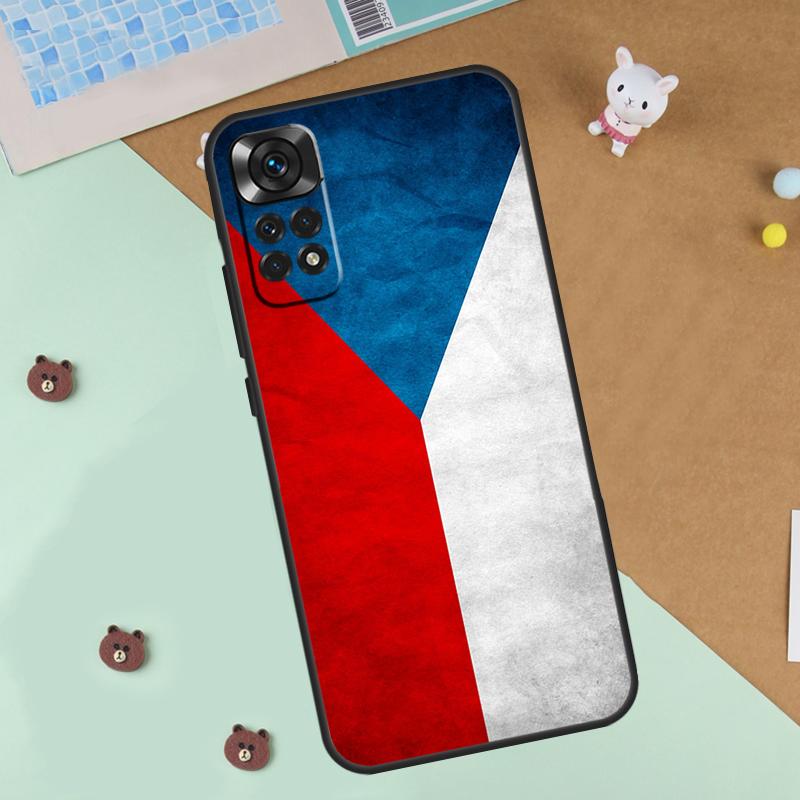 Czech Republic Flag Case For Xiaomi Redmi Note 14 13 12 9 10 11 Pro 10S 11S 12S Cover For Redmi 13C 10C 12C 14C