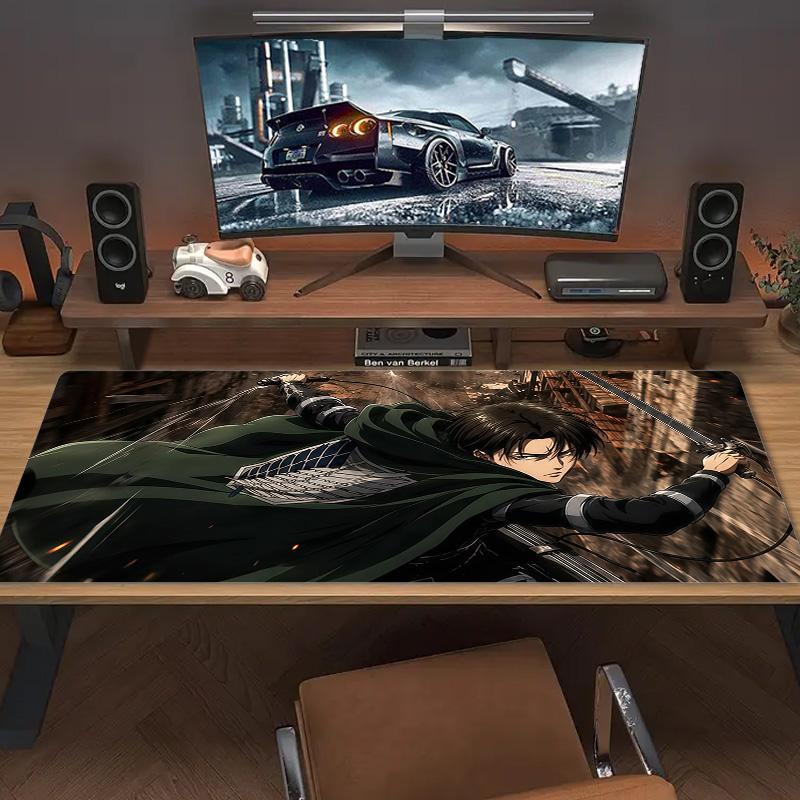 Attack On Titan2 Print  Cushion Non-slip Laptop Tablet Big Mousepad XXL Mat Mini PC Playmat With Lock Edge