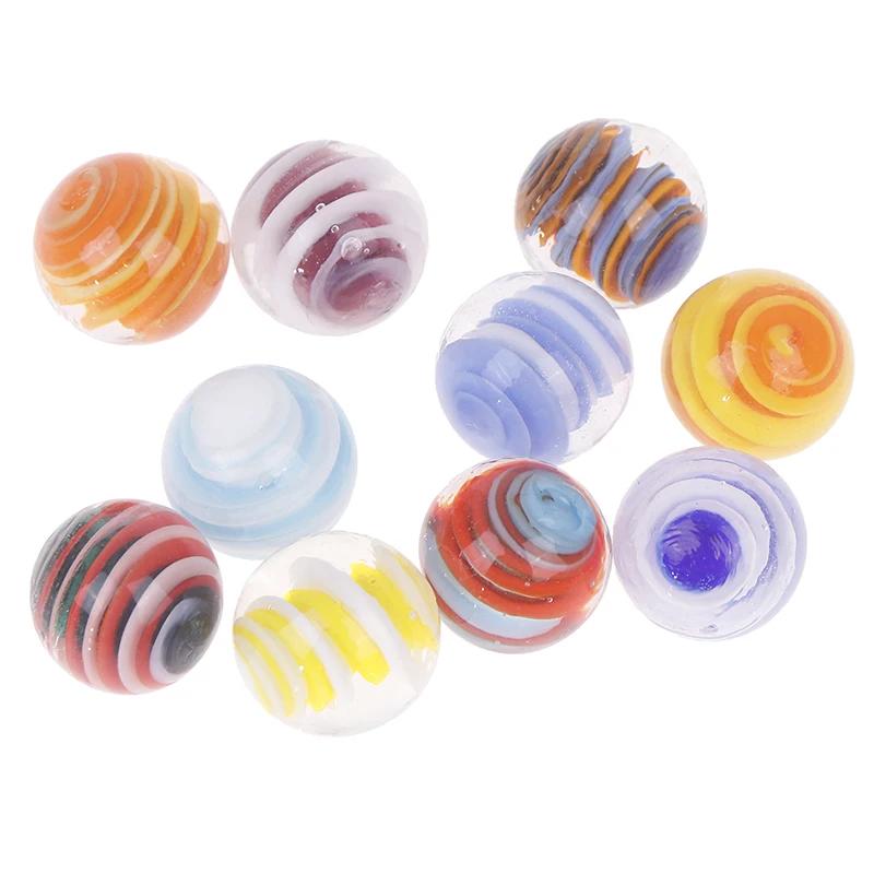 16MM Marbles Crystal Ball Glass 10PCS Ball Stained Glass Photography Accessories Vase Fish Tank Room Decor Christmas Balls