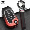 New Zinc Alloy Shell For Peugeot Gt 208 2008 308 3008 408 508 107 301 Citroen C4 Cactus C5 Ds4 Ds5 Car Key Cover Case Holder Fob