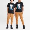 Timberland Letter Logo Print Short Sleeve T-Shirt Unisex Tops Black A5VNW-001