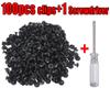 Lots Black Plastic Rivet Screws Universal Car Trunk Roof Trim Panel Fastener Clips Bumper Fender Rivets Fastener Push Pin Clip