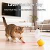 Kreatives Katzen-Wackelspielzeug 360-Grad-Drehung Zwiebeldesign Katzen-Infrarot-Interaktives Spielzeug mit Federglöckchen Bissfest