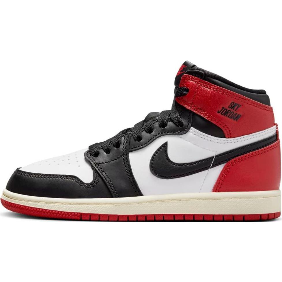 

New Jordan 1 Retro High OG Black Toe Reimagined GS Basketball Shoes Comfortable Durable High-Top FD1412-106 33.5
