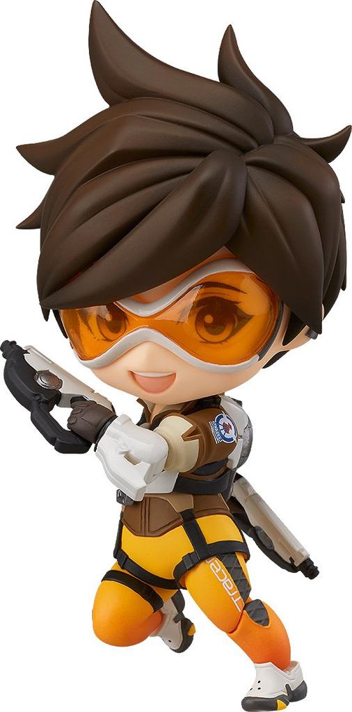 Nendoroid Overwatch Tracer Classic Skin Edition Painted Movable Figure Non-scale ABS&PVC