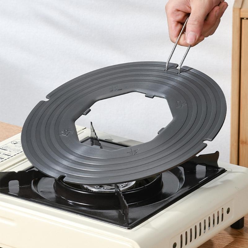 Aluminum Heat Diffuser Plate For Gas Stove Detachable Protections Board Prevents Burn Marks And Extends Cookware Life B03E