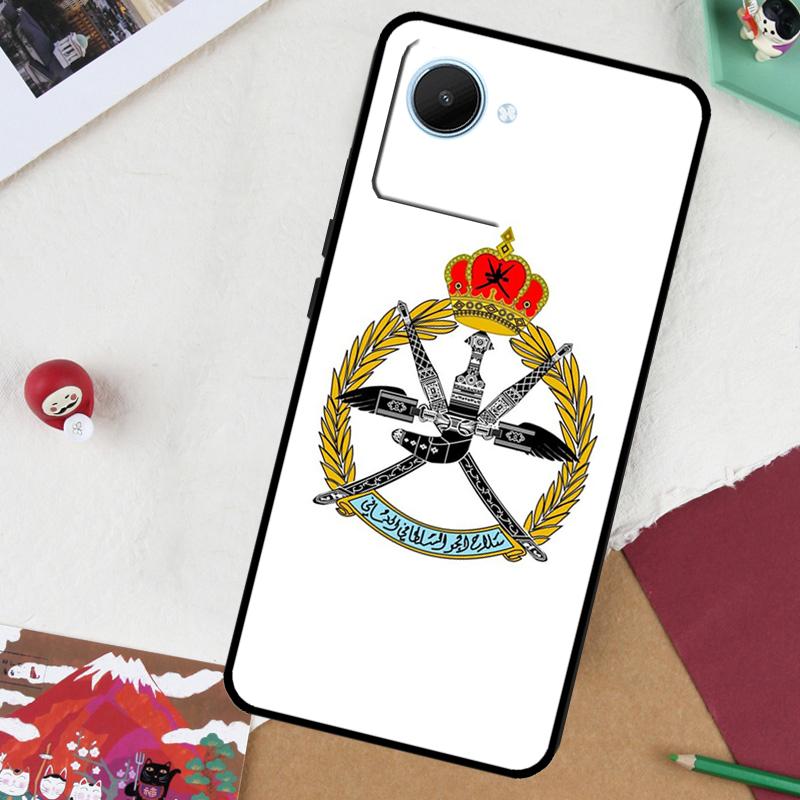 Omanisches Wappen Oman Flagge Reisepass Für Realme GT7 Pro GT 6T 5 6 C67 C75 C61 C55 C53 C51 C21Y C25S 10 11 12 13 14 Pro Plus Hülle