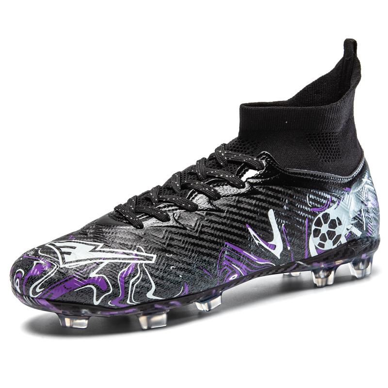 

New Men Soccer Shoes Sneaker Boy Comfortable Society Resistant Top Quality Football Shoes Long Spikes Children S Football Boots 34