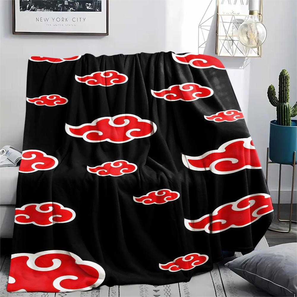 1PC Naruto Patterned Flannel Blanket Suitable For All Seasons For Home Decor Warmth And Comfort Gifts Holiday Present