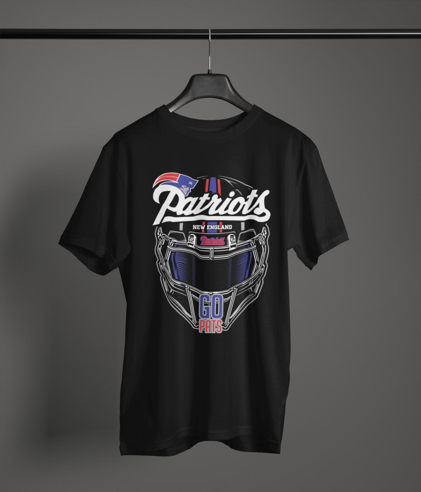 Графическая футболка с фан-артом New England Patriots • 100% хлопок Унисекс Футболка НФЛ XL