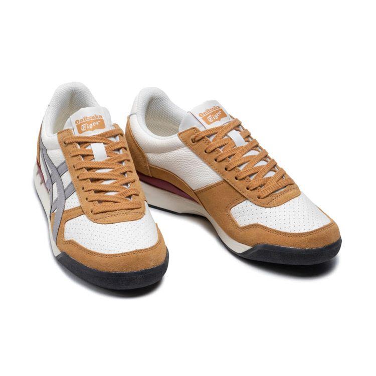 Asics Ultimate 81 EX Moutarde Gris Clocher Baskets Homme Jaune Crème 1183B510-102