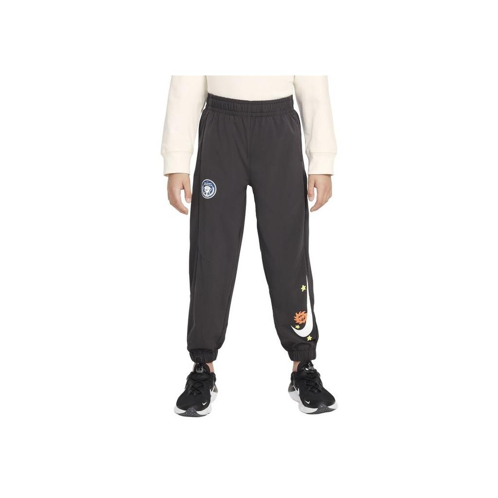 Nike Casual Comfortable Quick-Dry Pants Kids Bottoms Black HQ7962-010