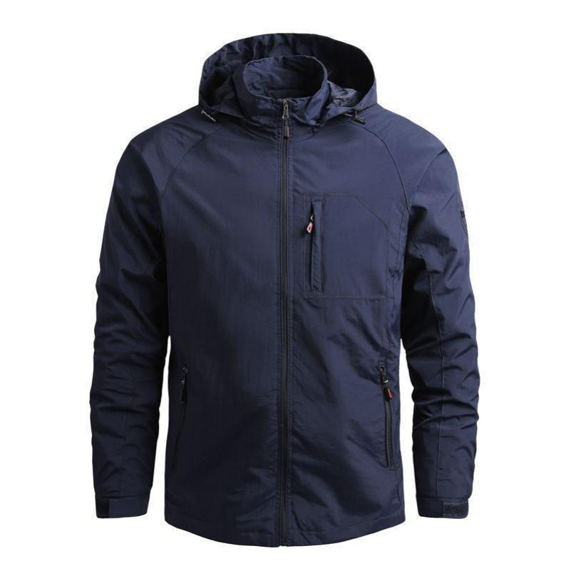 Spring and Autumn Casual Windproof Sunscreen Clothing Men's Outdoor Lightweight Breathable Jacket Waterproof Casual Jacket