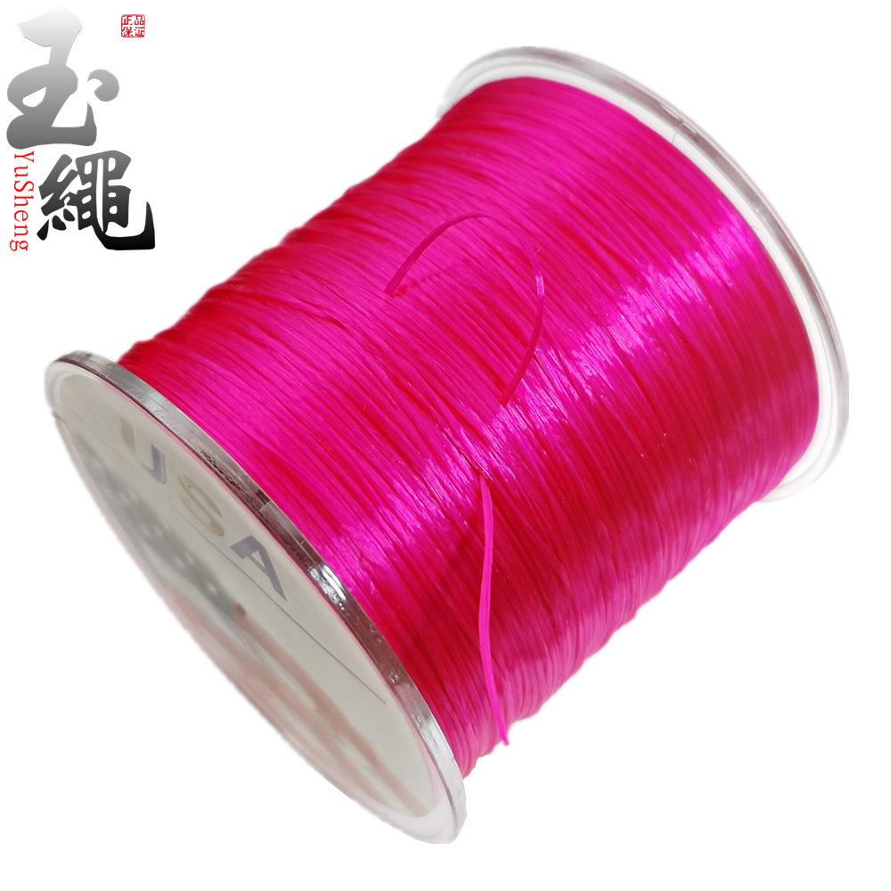 High-Grade USA Crystal Elastic Cord for Stringing Agate Bracelets - Flat Shape Tendon Rope