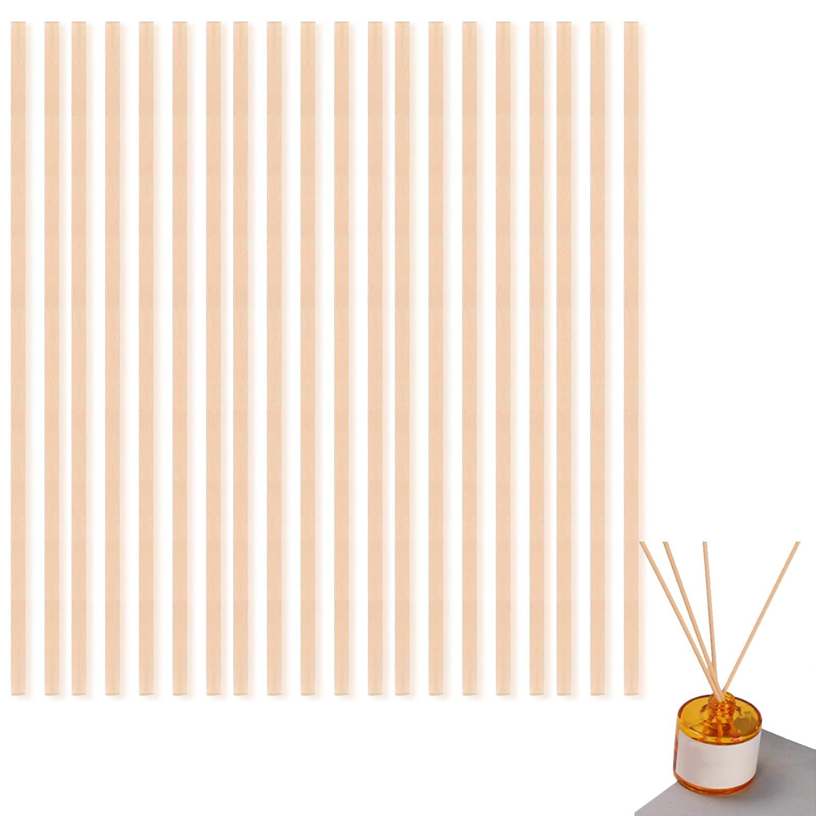 

SZSL Диффузорные палочки Палочки для аромадиффузора Тростниковые аромапалочки 50 штук Диаметр 3 мм Длина 20 см Замена Большая емкость Волокнистый материал Долговечные