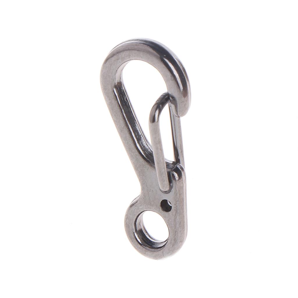 10 PCS Outdoor Camping Clip Backpack Clasps Alloy Mini SF Carabiners Keychain Hang Buckle Hook Multi Tool Spring Hook