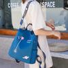 Oxford Women Backpack Fashion Casual Embroidery School Bag Water-Repellent Female Large Capacity Travel Shoulder Handbags