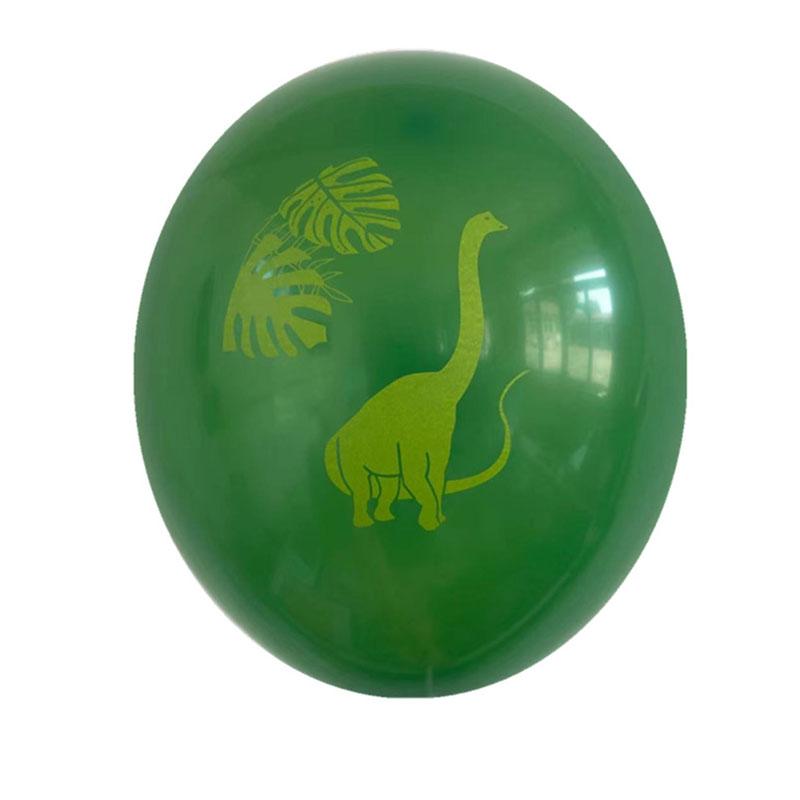 Children's Dinosaur Theme Birthday Party Decoration Balloon - Cute Tyrannosaurus Rex And Pterosaur Cartoon Print Balloon