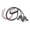 12V 24V auf 5V 3A 15W Kfz-Netzteil DC-DC Step-Down Modul Netzadapter USB-A Buchse/Typ-C/doppelter USB/offene Drahtklemme