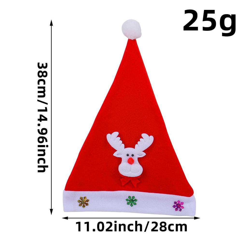 Light-Up Christmas Hat for Adults & Kids - Festive Party Decoration