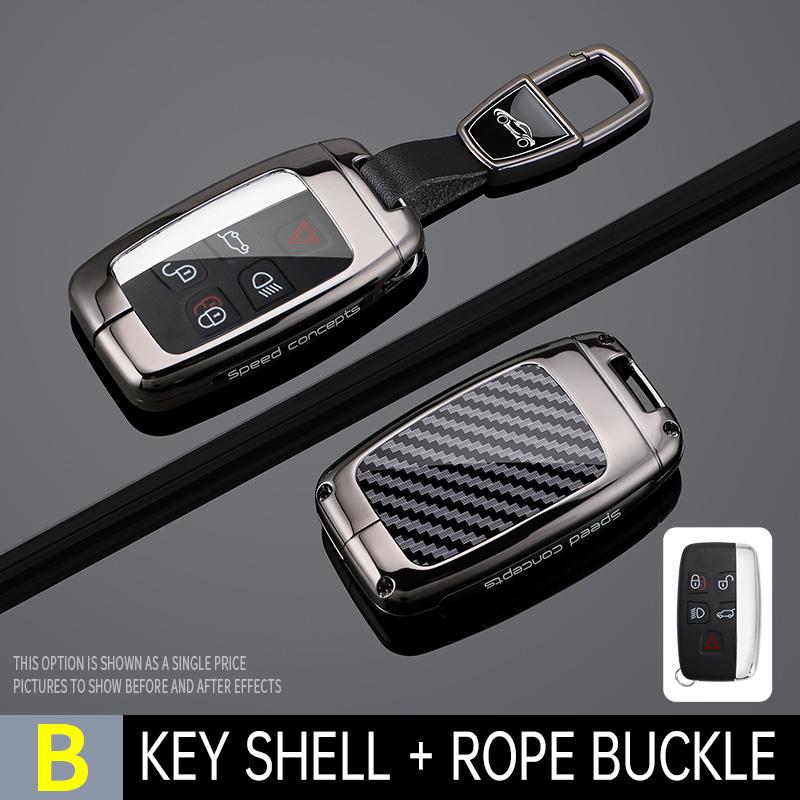 Tpu Zinc Alloy Car Key Case For Land Rover Range Rover Evoque Sport Evoque Discovery Shenxing 4 Jaguar Xe Xj Xf Key Fob