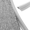 Carpet Edge Binding Trim, Self Adhesive Grey Floor Transition Strip/Rugs Edging Bar for Indoor Doormat Protect, Flexible PVC Seal Molding for Robot