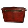 Briefcase Bag Vintage Men's Genuine 18" Inch Leather Messenger Shoulders Laptop