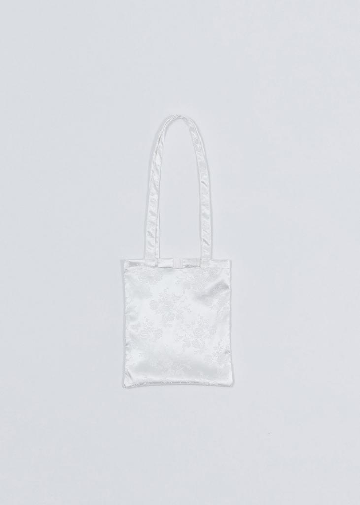 Voor Flower Ribbon Shoulder Bag_White