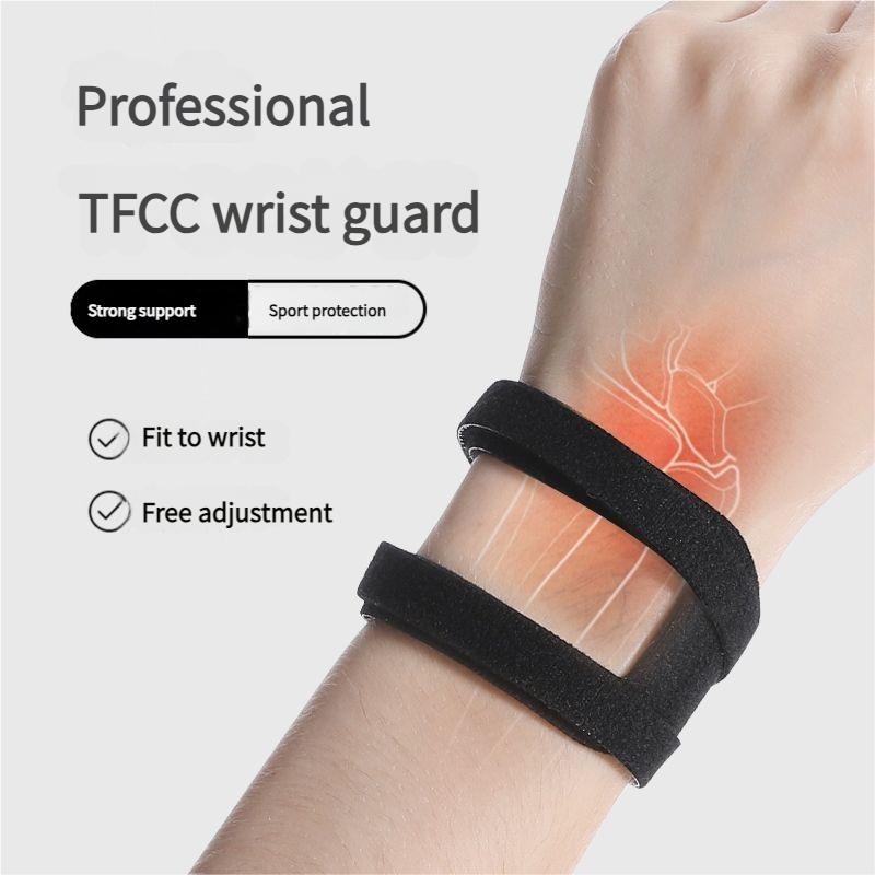 1/2PCS Adjustable TFCC Wrist Brace Support for Sports Injury Pain Relief, Sprain Recovery Splint with Compression Strap for Gym Daily Use