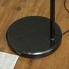 Rattan Floor Lamp for Living Room, Farmhouse Arc Standing Lamp with Dual-Layer Shade & Foot Switch