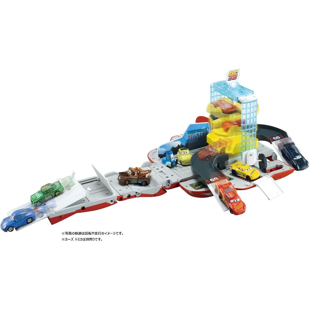 Disney Cars Tomica Tornado Shooter Transforming Toy Lightning McQueen