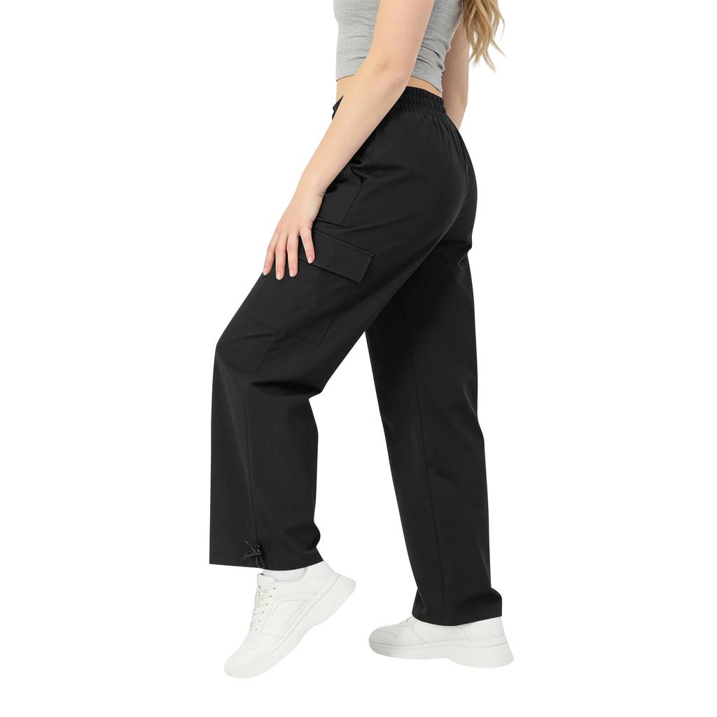 Women’s Loose Casual Pants – Quick-Dry Cargo Pants With Drawstring