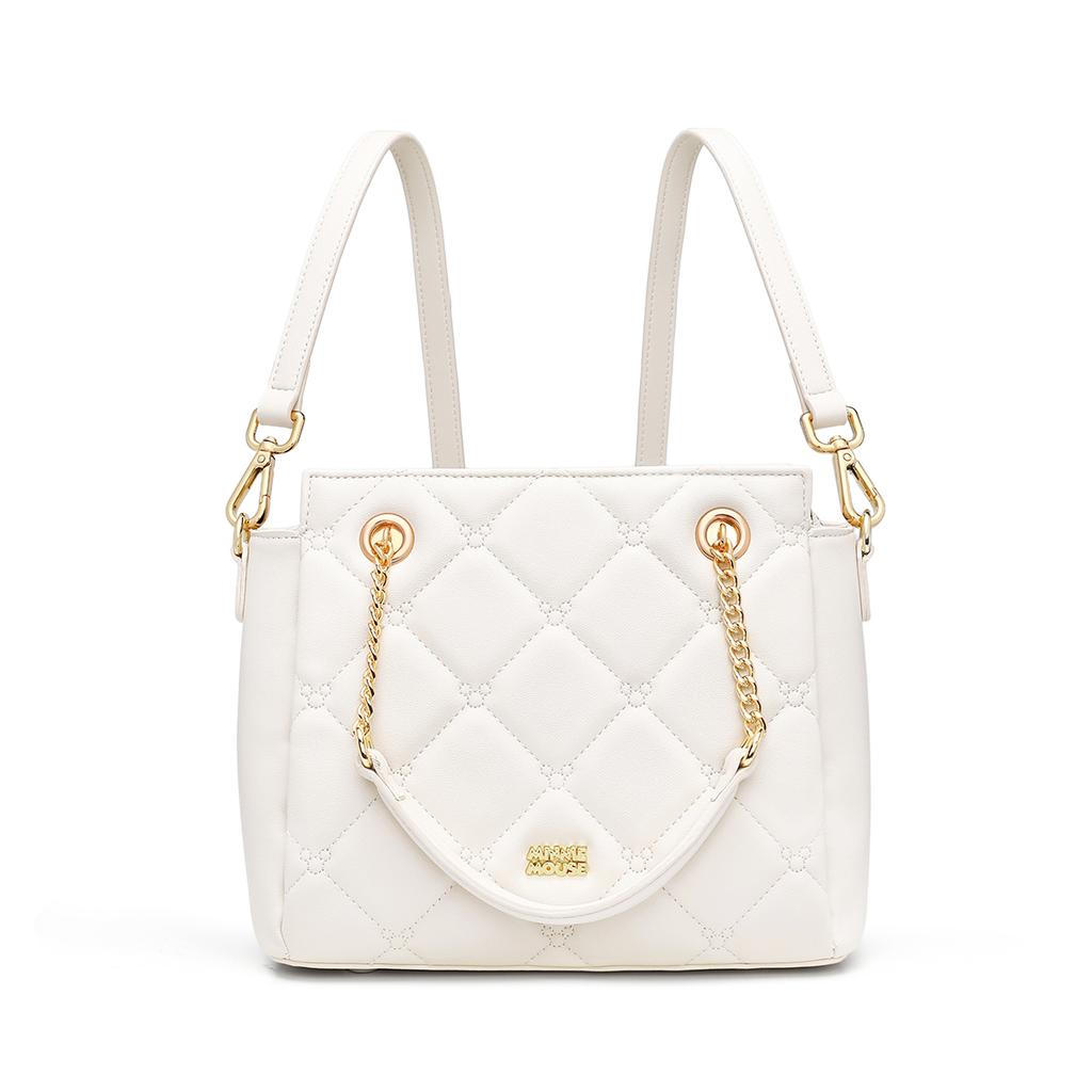 New Disney PU Shoulder Bag Handbag Shoulder Bag Regular Women's Ecru/Black DHB41440-A