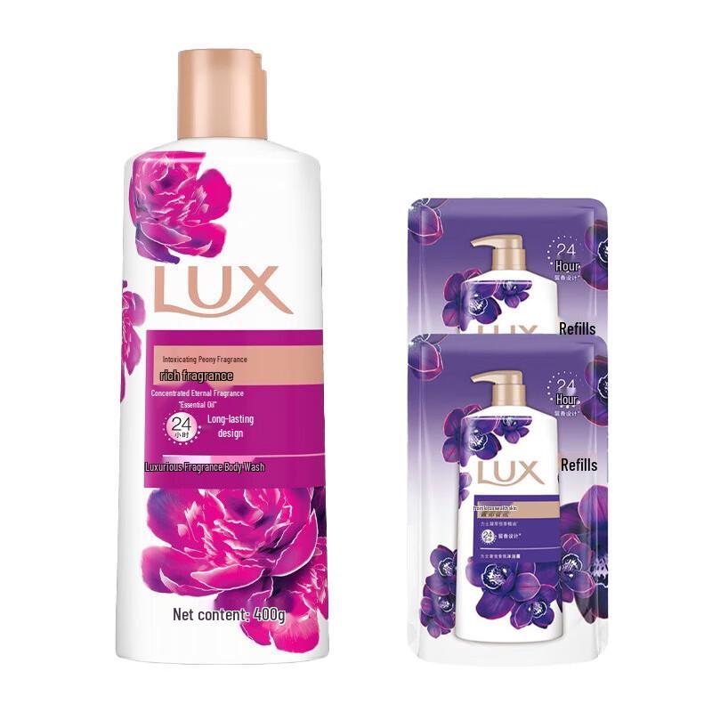 LUX Enchanting Peony Scented Shower Gel Set