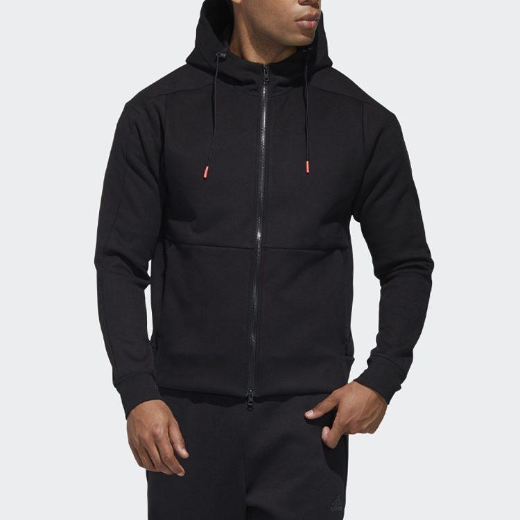Adidas Jackets Men's Black Hooded Moderate Other GF4027