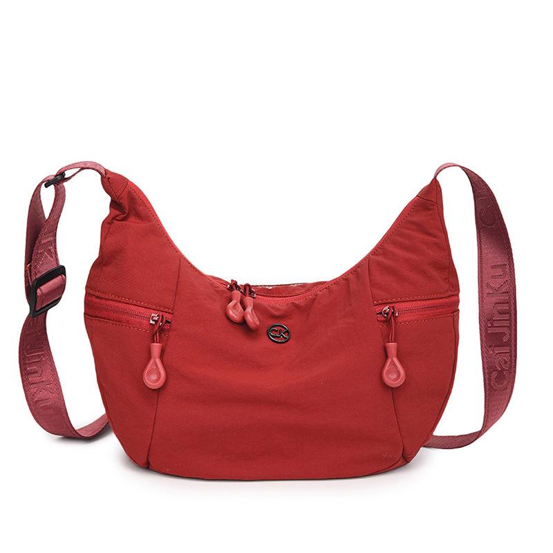 Crossbody Bag Design Sense Student Four-season Dumpling Bag Nylon Bag Crossbody Bag Sports and Casual Shoulder Bag Crossbody Bag