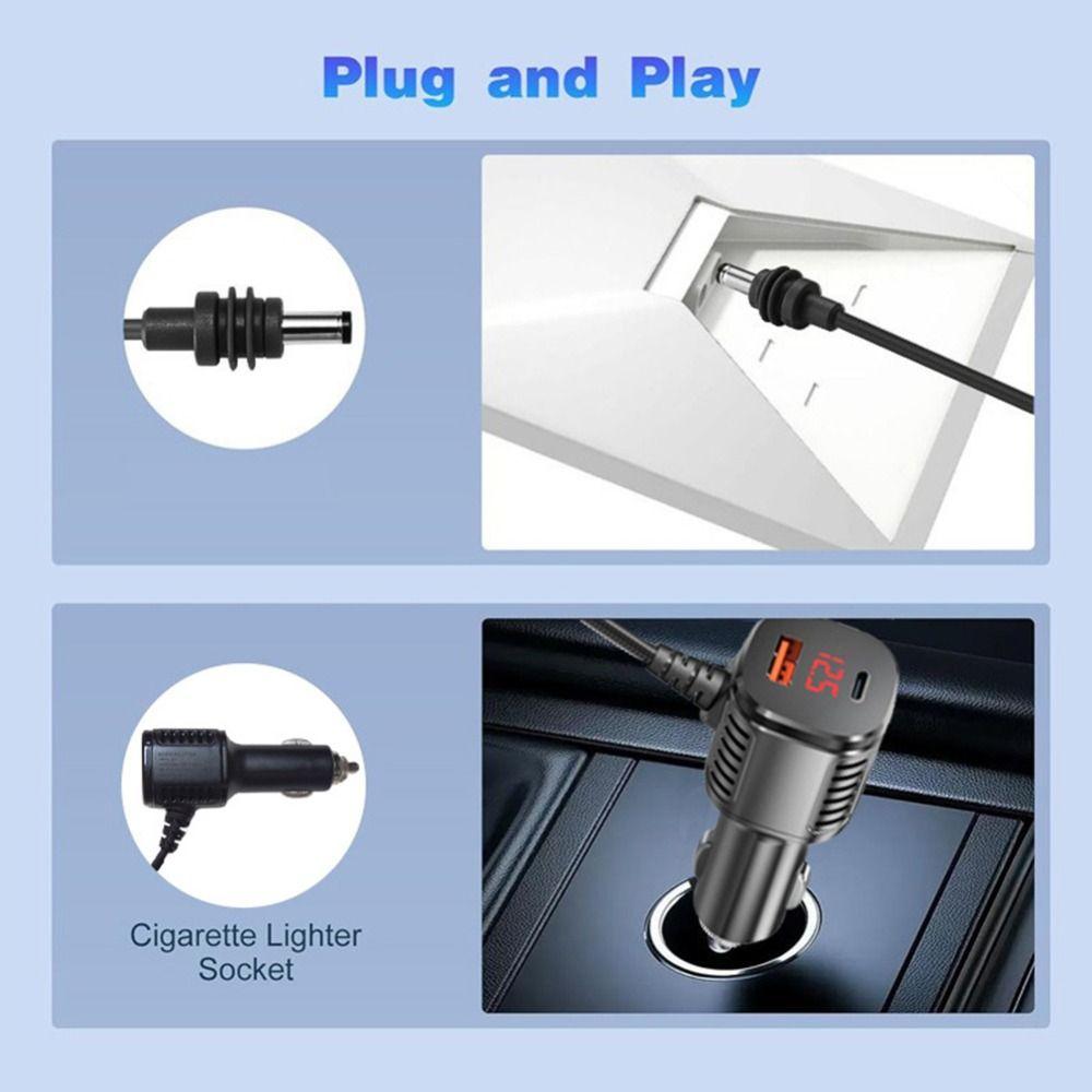 Digital Display DC Power Converter 12V/24V to 30V Car Power Adapter Vehicle Outlet