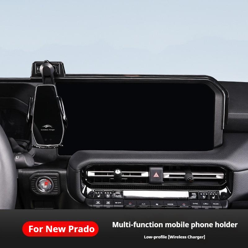For Toyota Land Cruiser Prado 250 LC250 Car Gravity Car Mobile Phone Holder Console Navigation Phone Stand Bracket Installation