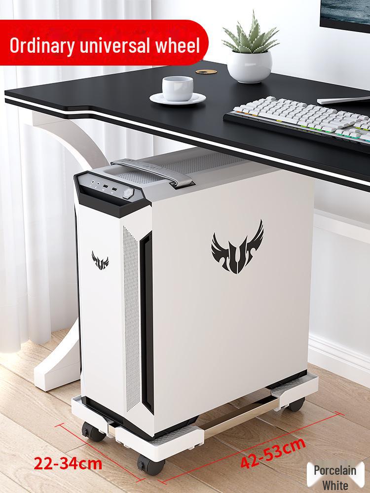 

Универсальная портативная компьютерная стойка с колесами, влагостойкая приподнятая конструкция для дома или офиса